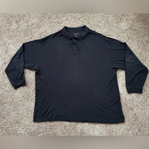 Perry Ellis Portfolio - Long Sleeve Polo (4X)